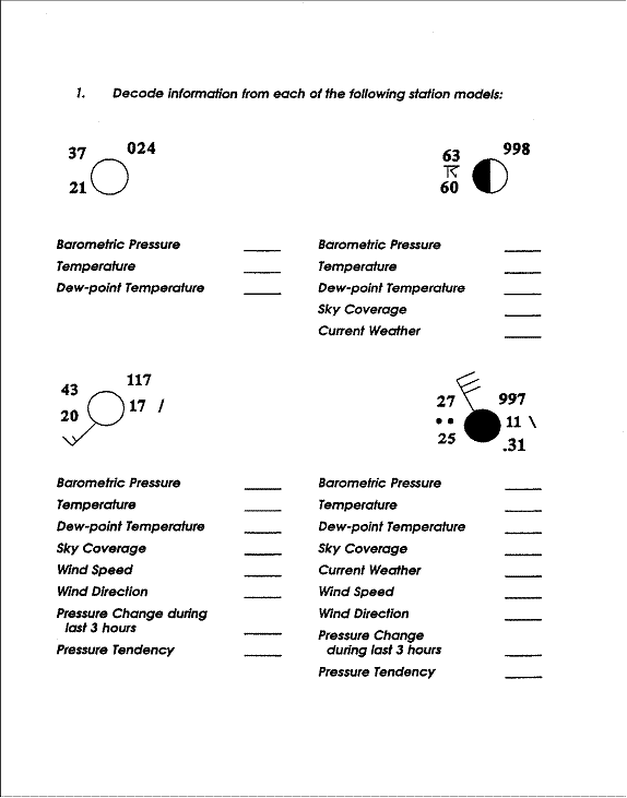 Interpreting Weather Station Models Lab Answer Key Weather Map Gizmos Wesley's Online